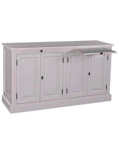 Credenza bassa 151 cm in legno di pino – stile rustico