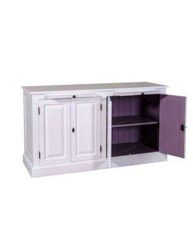 Credenza bassa 151 cm in legno di pino – stile rustico
