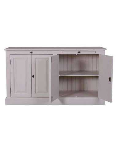 Credenza bassa 151 cm in legno di pino – stile rustico