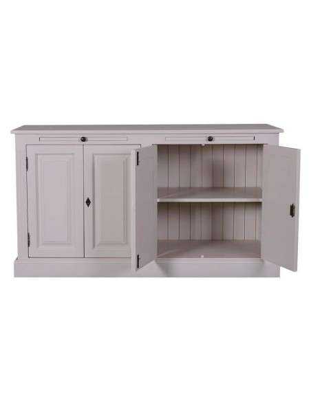 Credenza bassa 151 cm in legno di pino – stile rustico