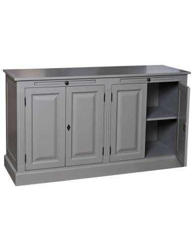 Credenza bassa 151 cm in legno di pino – stile rustico