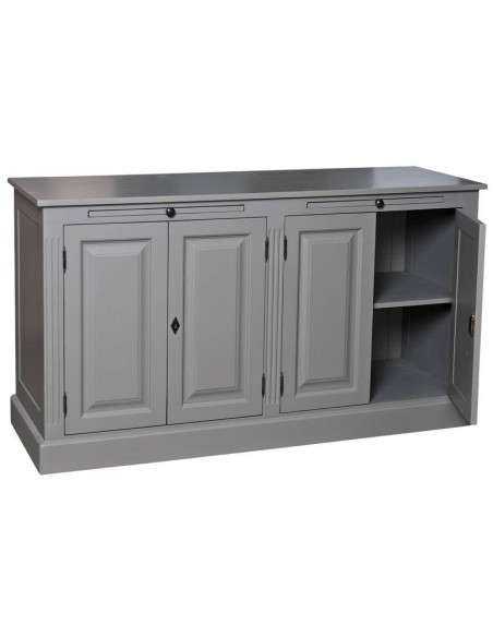 Credenza bassa 151 cm in legno di pino – stile rustico