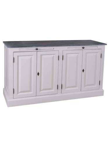 Credenza bassa 151 cm in legno di pino – stile rustico
