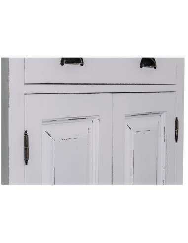 Credenza 2 ante e 2 cassetti country in legno colorato MS422