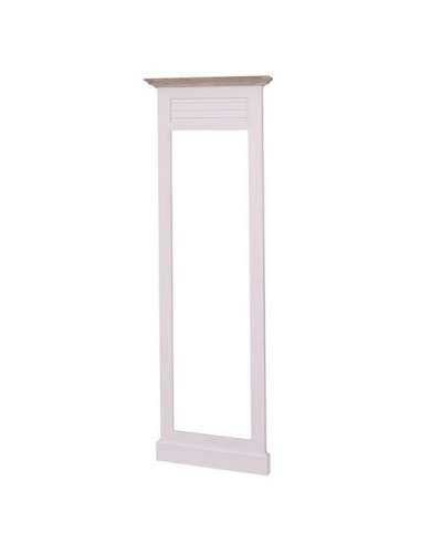 Specchio da ingresso o cabina armadio in stile country legno figura intera MS724