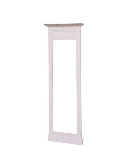 Specchio da ingresso o cabina armadio in stile country legno figura intera MS724