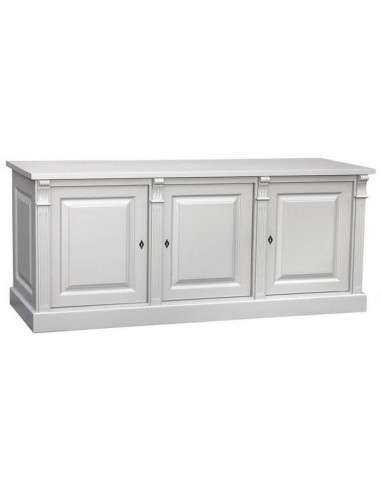 Credenza bassa country legno di pino colorata o grezza 179cm ms73b