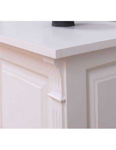 Credenza bassa country con ante e cassetti colorata o rustica MS56B