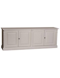 Credenza bassa country con 4 ante colorata o rustica MS72B