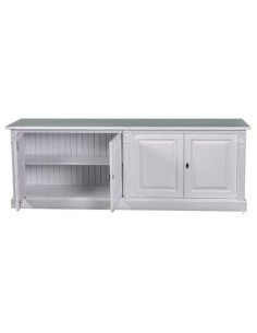 Credenza bassa country con 4 ante colorata o rustica MS72B 2