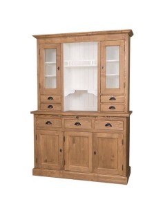 Credenza country in legno massello 2 corpi MS232