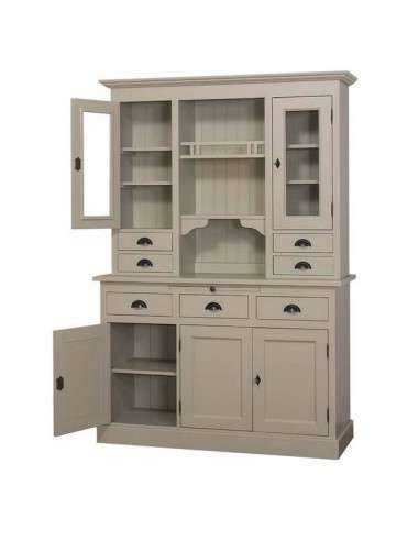 Credenza country in legno massello 2 corpi MS232
