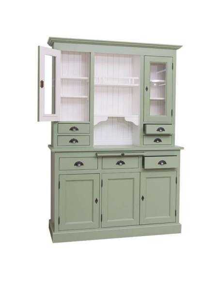 Credenza country in legno massello 2 corpi MS232