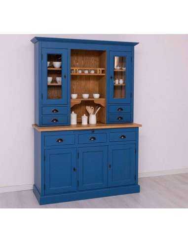 Credenza country in legno massello 2 corpi MS232