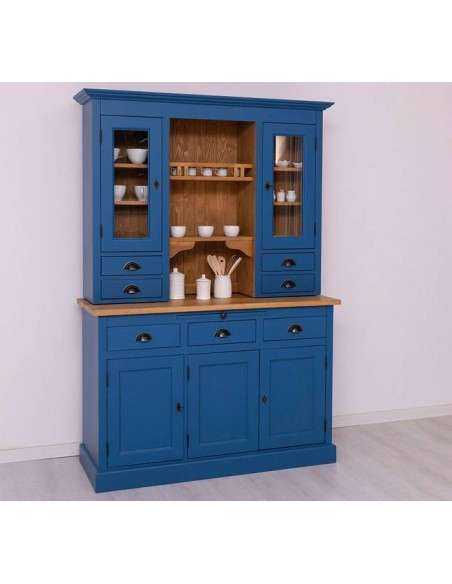 Credenza country in legno massello 2 corpi MS232