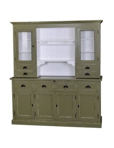 Credenza 2 corpi stile country in legno MS365