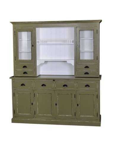 Credenza 2 corpi stile country in legno MS365