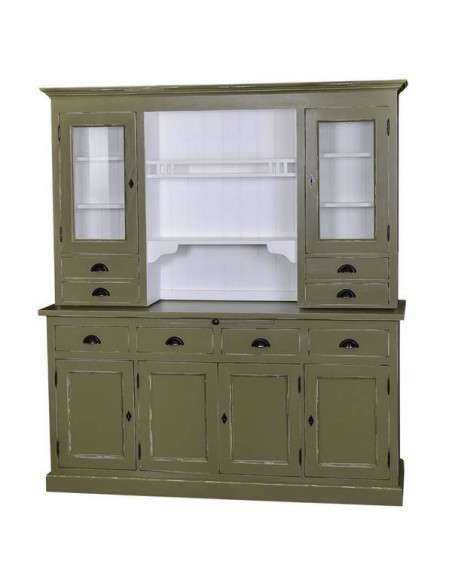 Credenza 2 corpi stile country in legno MS365