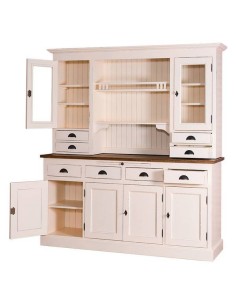 Credenza 2 corpi stile country in legno MS365 2