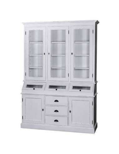 Credenza 2 corpi stile country in legno MS24