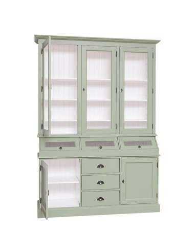 Credenza 2 corpi stile country in legno MS24