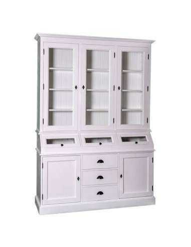 Credenza 2 corpi stile country in legno MS24