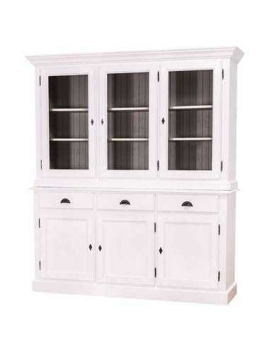 Credenza due corpi ante cassetti legno colorato MS265