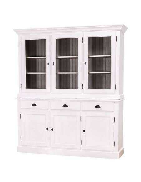 Credenza due corpi ante cassetti legno colorato MS265