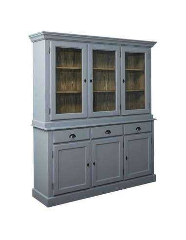 Credenza due corpi ante cassetti legno colorato MS265