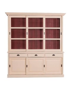 Credenza ante scorrevoli e cassetti provenzale colorata MS10