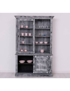 Credenza ante scorrevoli provenzale colorata MS597 2