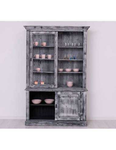 Credenza ante scorrevoli provenzale colorata MS597