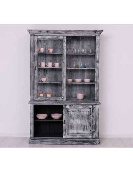 Credenza ante scorrevoli provenzale colorata MS597