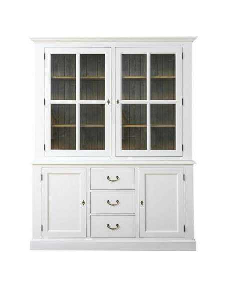 Credenza due corpi cassetti verticale 6 ante provenzale colorata MS165V