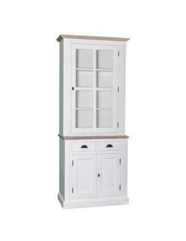 Credenza due corpi 3 ante 2 cassetti provenzale colorata MS70