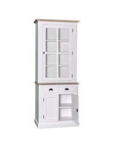 Credenza due corpi 3 ante 2 cassetti provenzale colorata MS70 2
