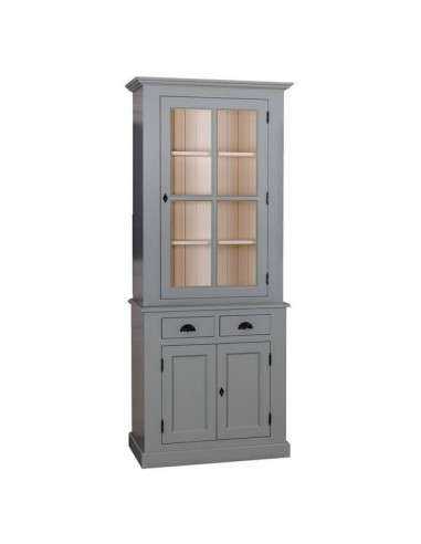 Credenza due corpi 3 ante 2 cassetti provenzale colorata MS70
