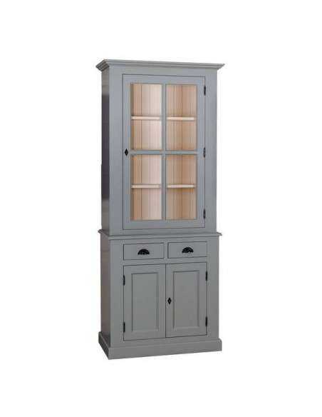 Credenza due corpi 3 ante 2 cassetti provenzale colorata MS70