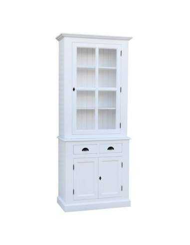 Credenza due corpi 3 ante 2 cassetti provenzale colorata MS70