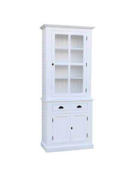 Credenza due corpi 3 ante 2 cassetti provenzale colorata MS70