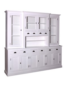 Credenza due corpi ante e cassetti provenzale colorata MS375V