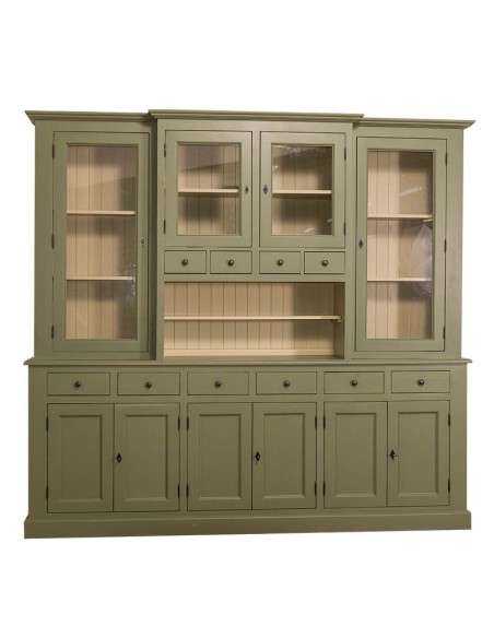 Credenza due corpi ante e cassetti provenzale colorata MS375V