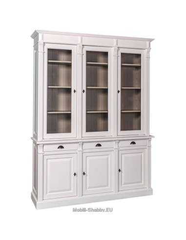Credenza due corpi ante e cassetti shabby chic MS23B+297S
