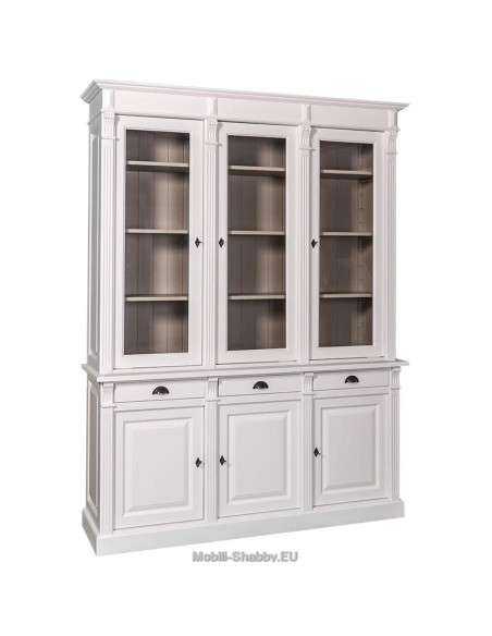 Credenza due corpi ante e cassetti shabby chic MS23B+297S