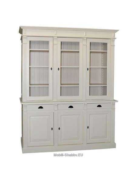 Credenza due corpi ante e cassetti shabby chic MS23B+297S