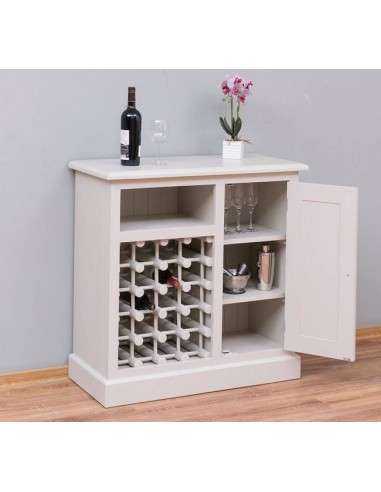 credenza bar porta bottiglie legno MS579
