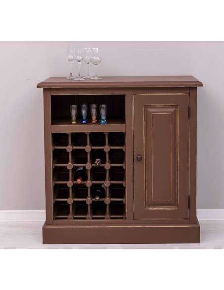credenza bar porta bottiglie legno MS579