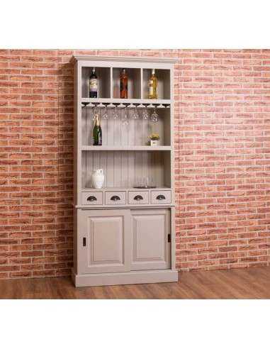 portabottiglie provenzale legno MS218
