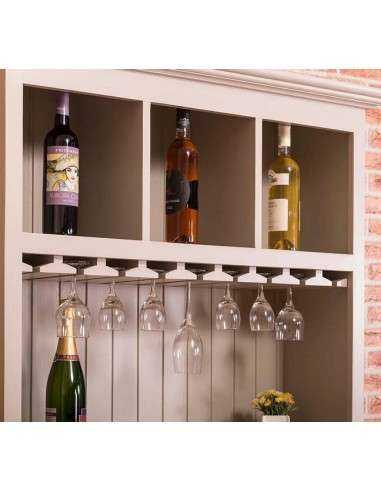 portabottiglie provenzale legno MS218