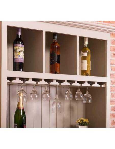 portabottiglie provenzale legno MS218